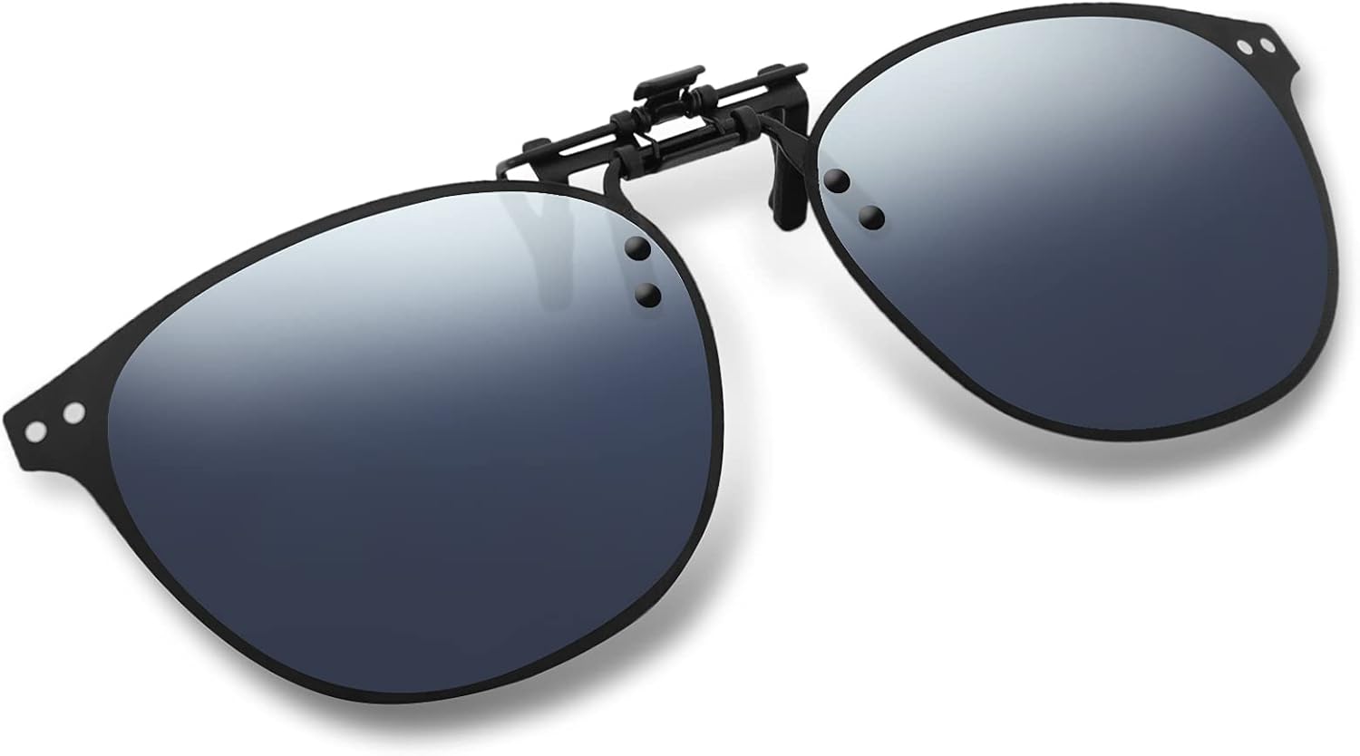 

Солнцезащитные очки-клипсы, надеваемые поверх очков с диоптриями, поляризованные, с антибликовым покрытием, откидные, с защитой от УФ-излучения, для мужчин и женщин ARCAMOY, Silver Flash