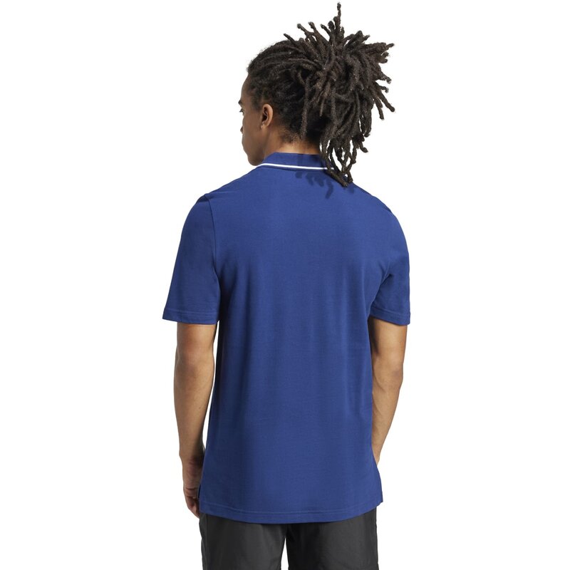 Polo Essentials из пике с маленьким логотипом Adidas, мультиколор — фото 3