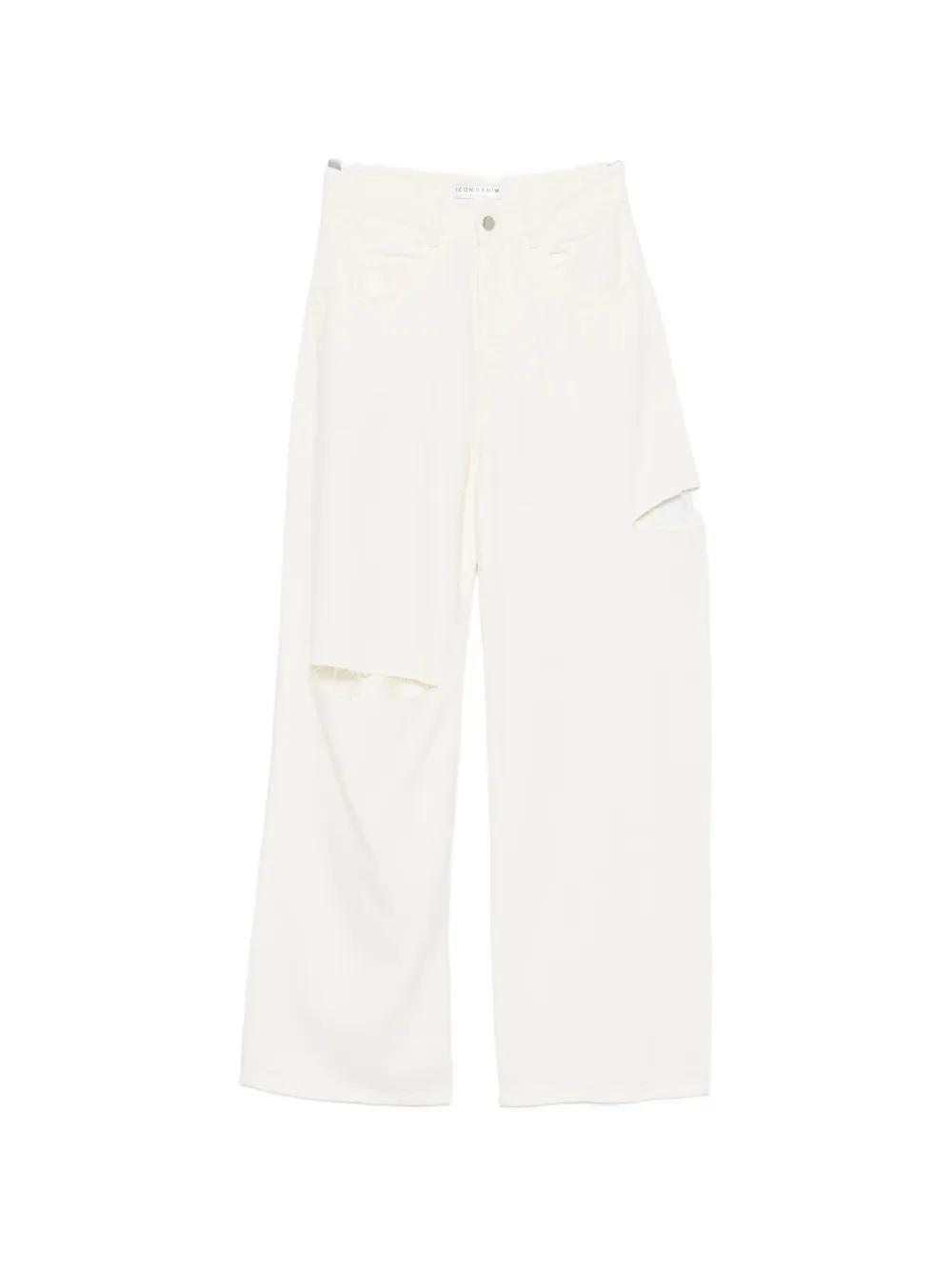 

Джинсы Poppy с эффектом потертости Icon Denim, бежевый