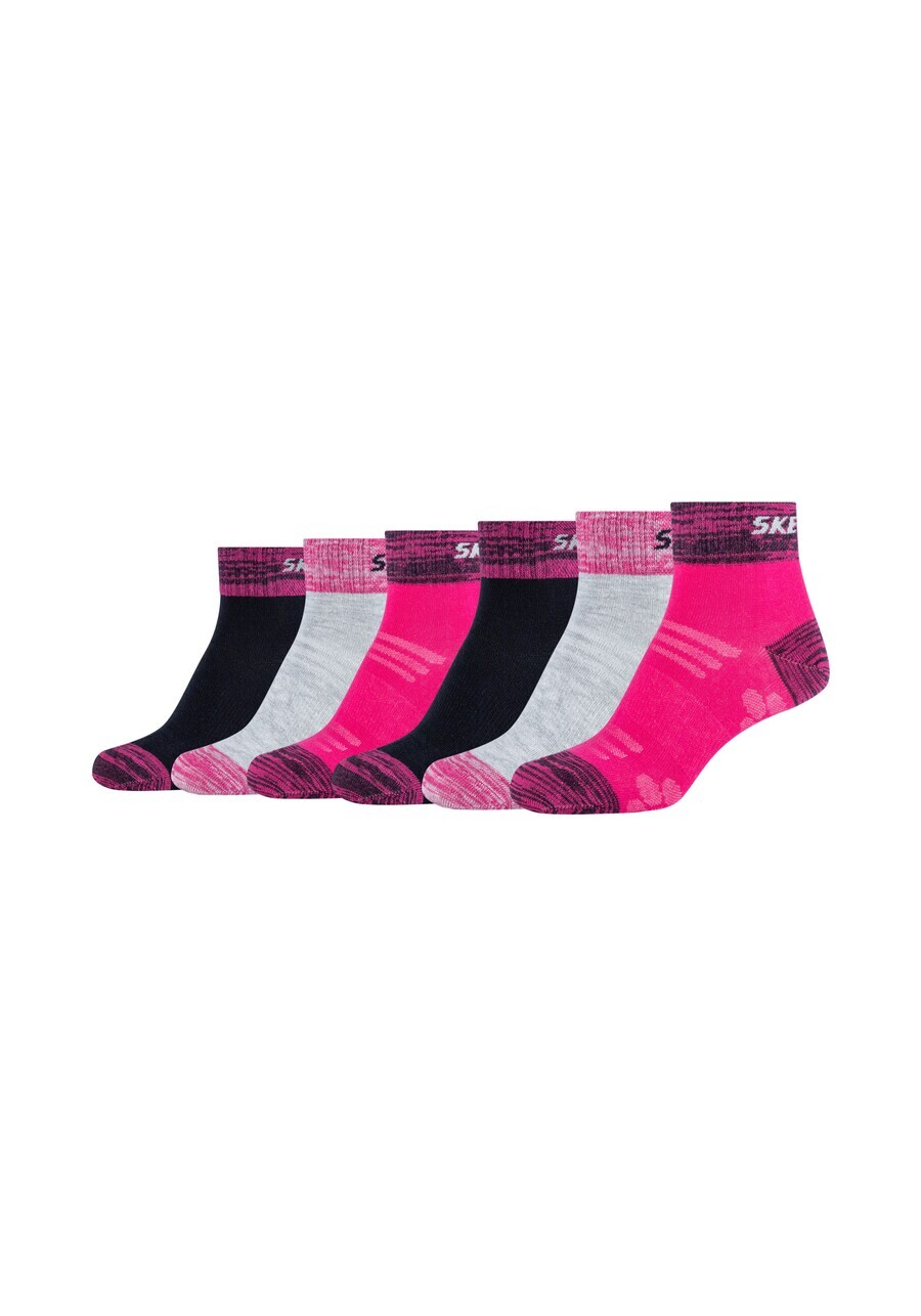 

Носки Skechers, светло-серый/розовый/черный
