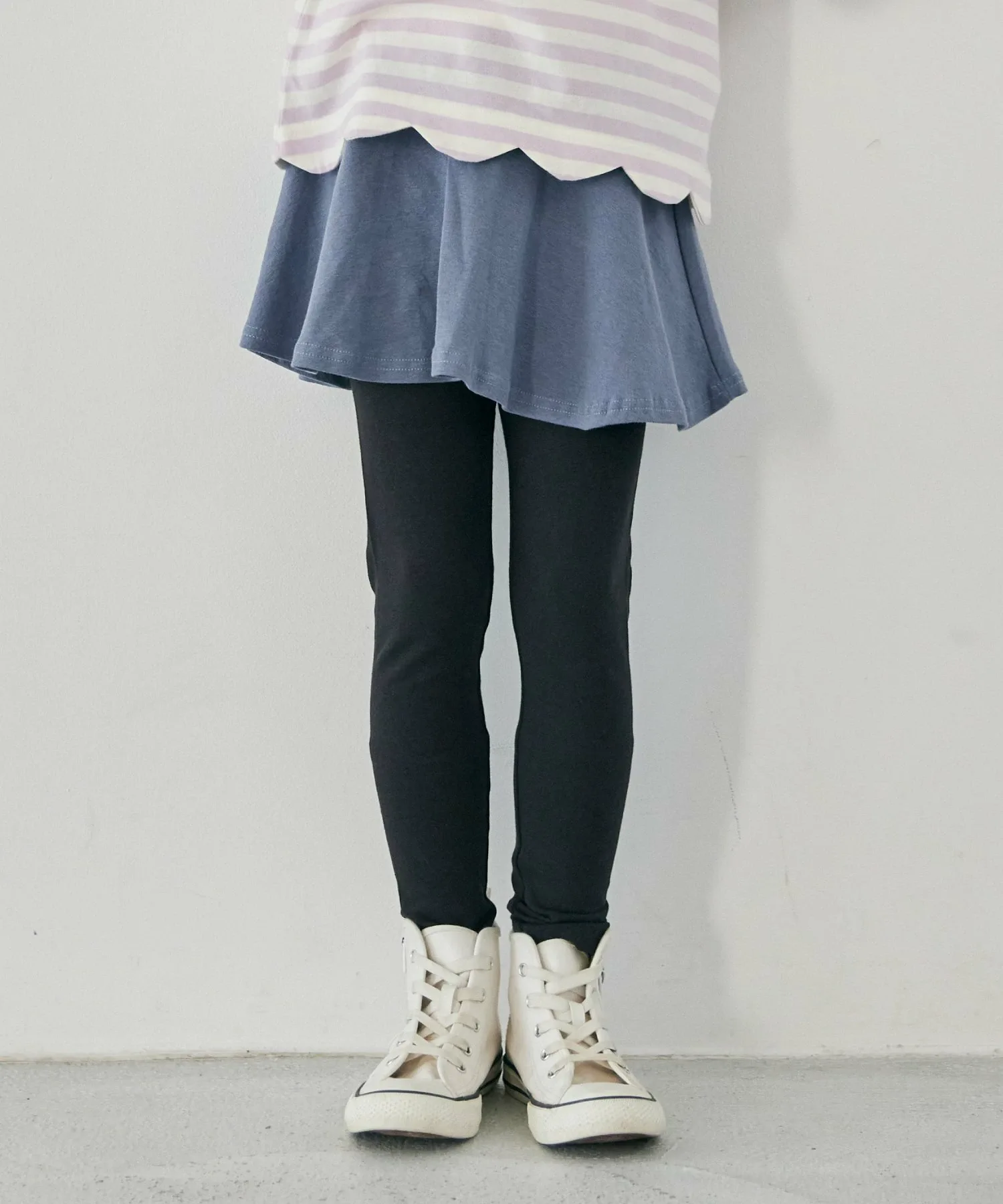 Юбка Эластичные юбки (расклешенного типа) Ever Closet, Ash Blue A