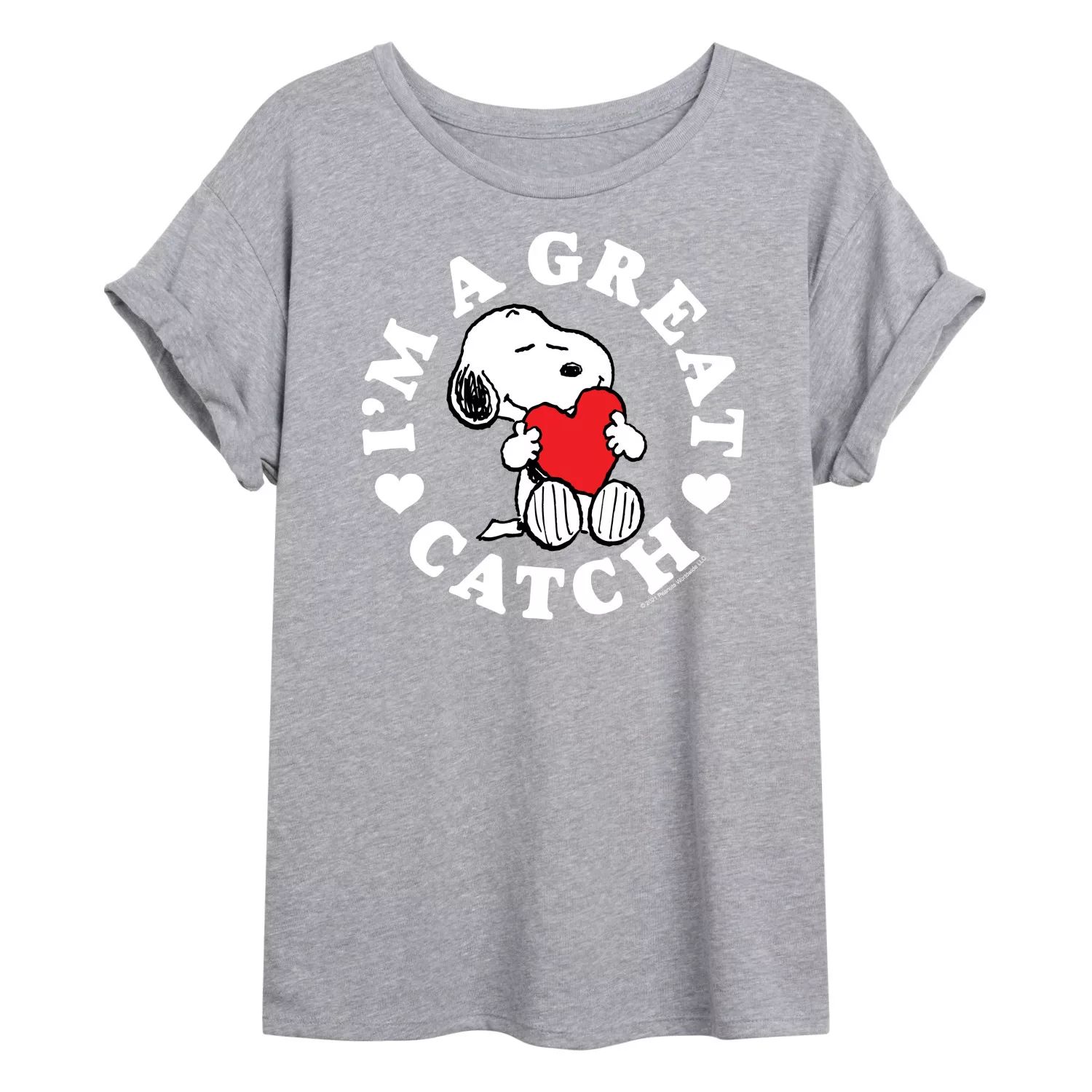 

Большая футболка для детей Peanuts Snoopy "I'm A Great Catch" Licensed Character