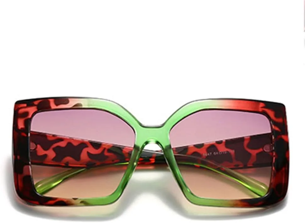 

Солнцезащитные очки большого размера для активного отдыха на природе, солнцезащитный крем, женские солнцезащитные очки с градиентным переходом цвета LXLHWN, 6