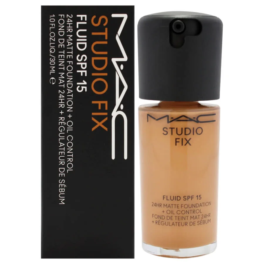 Тональный крем Mac Ladies Studio Fix Fluid SPF 15 24hr Matte Foundation Plus 1 Oz NC45 Bronze With Golden Undertone Makeup 773602642953, бронзовый