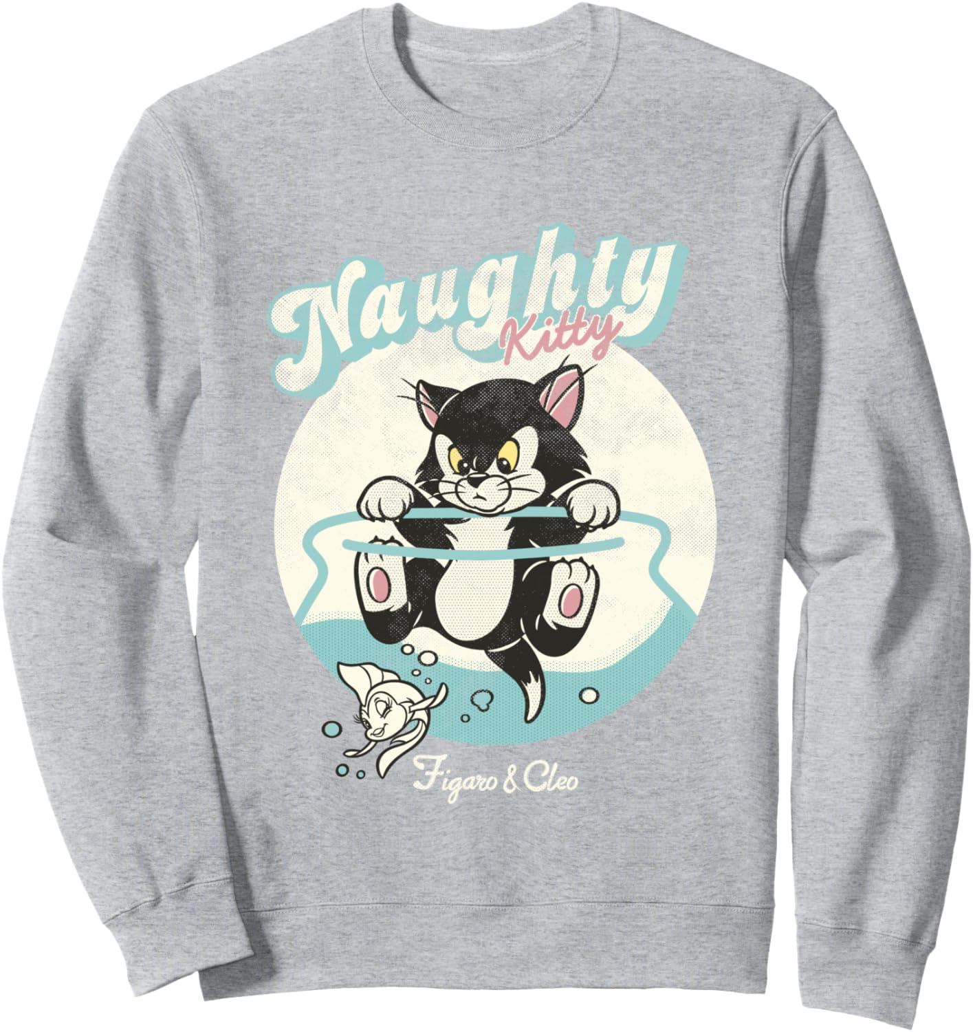 

Толстовка Disney «Пиноккио: Шаловливая кошечка Фигаро и Клео» в стиле ретро с большим логотипом, синяя, Синий, Толстовка Disney «Пиноккио: Шаловливая кошечка Фигаро и Клео» в стиле ретро с большим логотипом, синяя