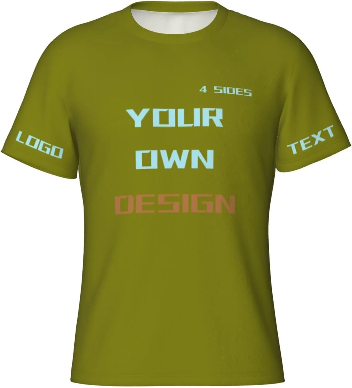 

Футболка Custom с принтом на 4 сторонах