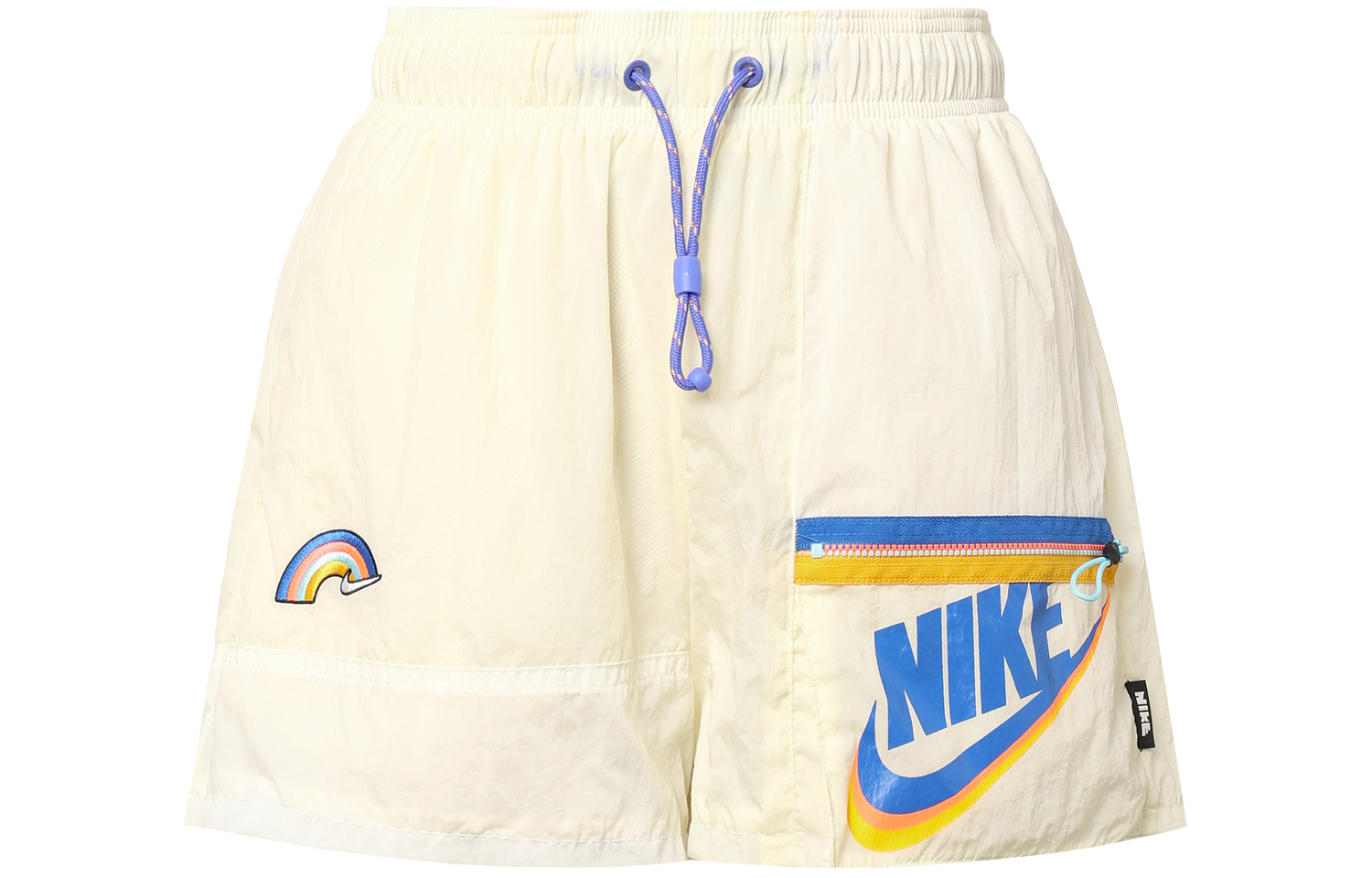 Женские шорты Nsw Icon Clash Off-White Nike, Экрю — фото 2