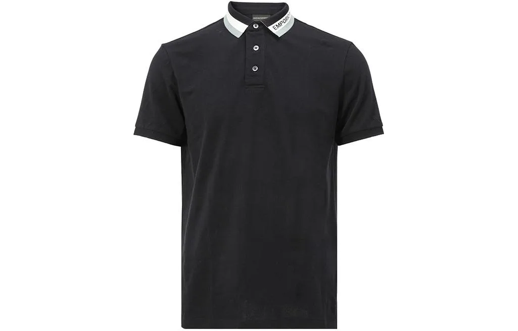 Polo SS22 мужская EMPORIO ARMANI, темно- синий