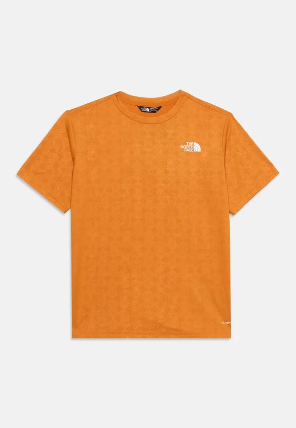 Футболка с тисненым принтом "пентадом" The North Face, Dust Orange — фото 3