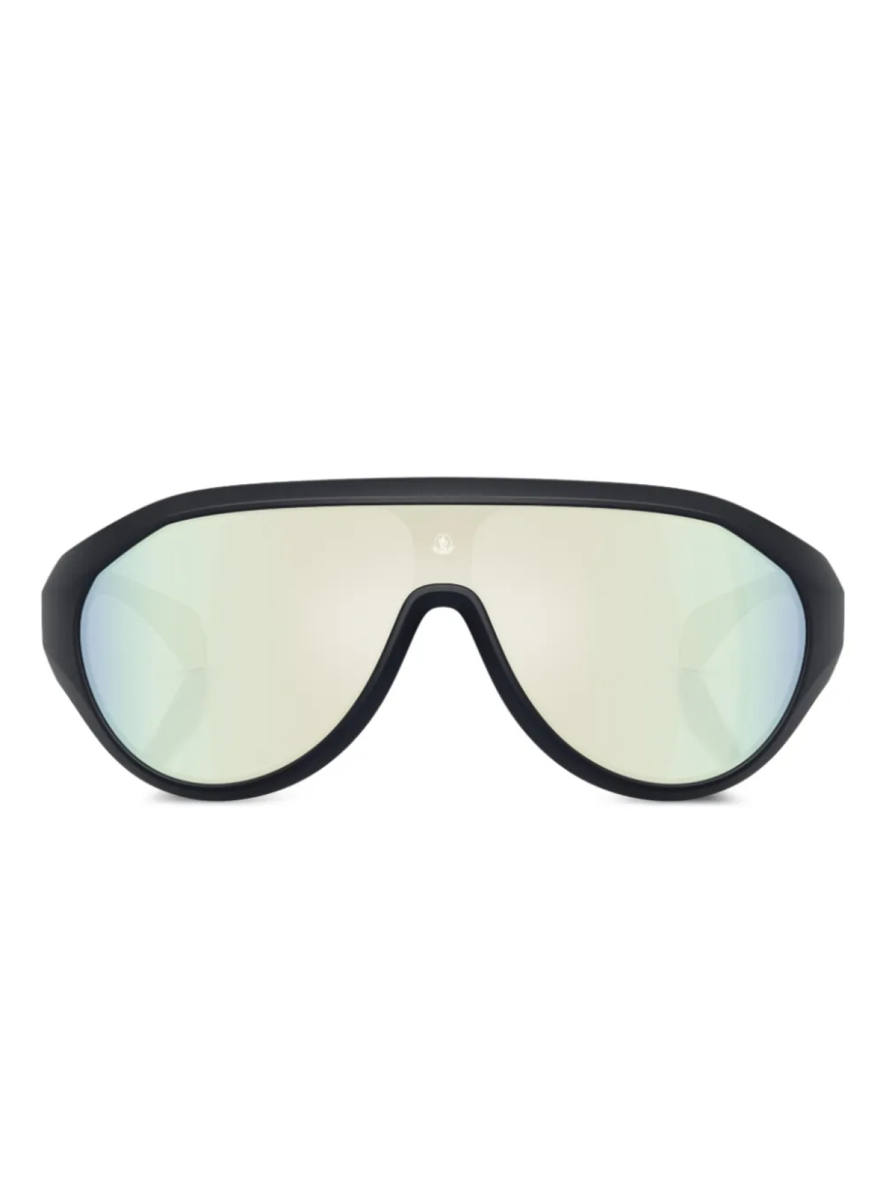 

Moncler Eyewear logo-print солнцезащитные очки, черный