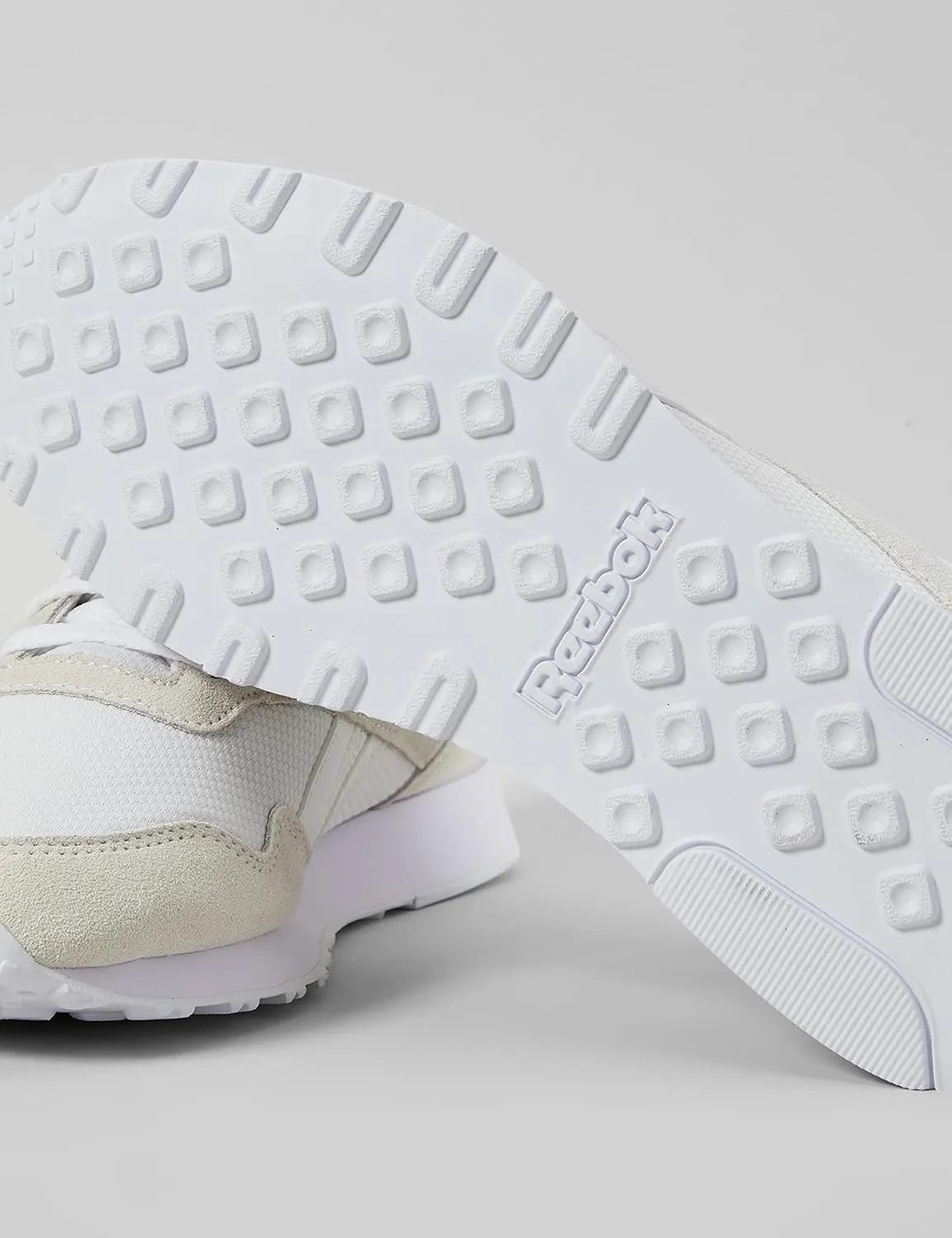 Мужские кроссовки Reebok Royal Ultra - Chalk, зелено-белые — фото 4