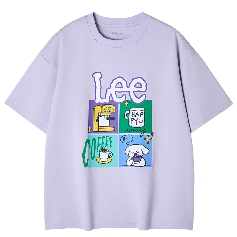 Футболка с круглым вырезом Moderate LEE KIDS, Lilac