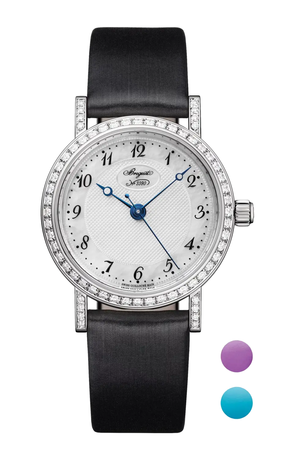 

Часы Breguet Classique 8068 из белого золота с бриллиантами 30 мм