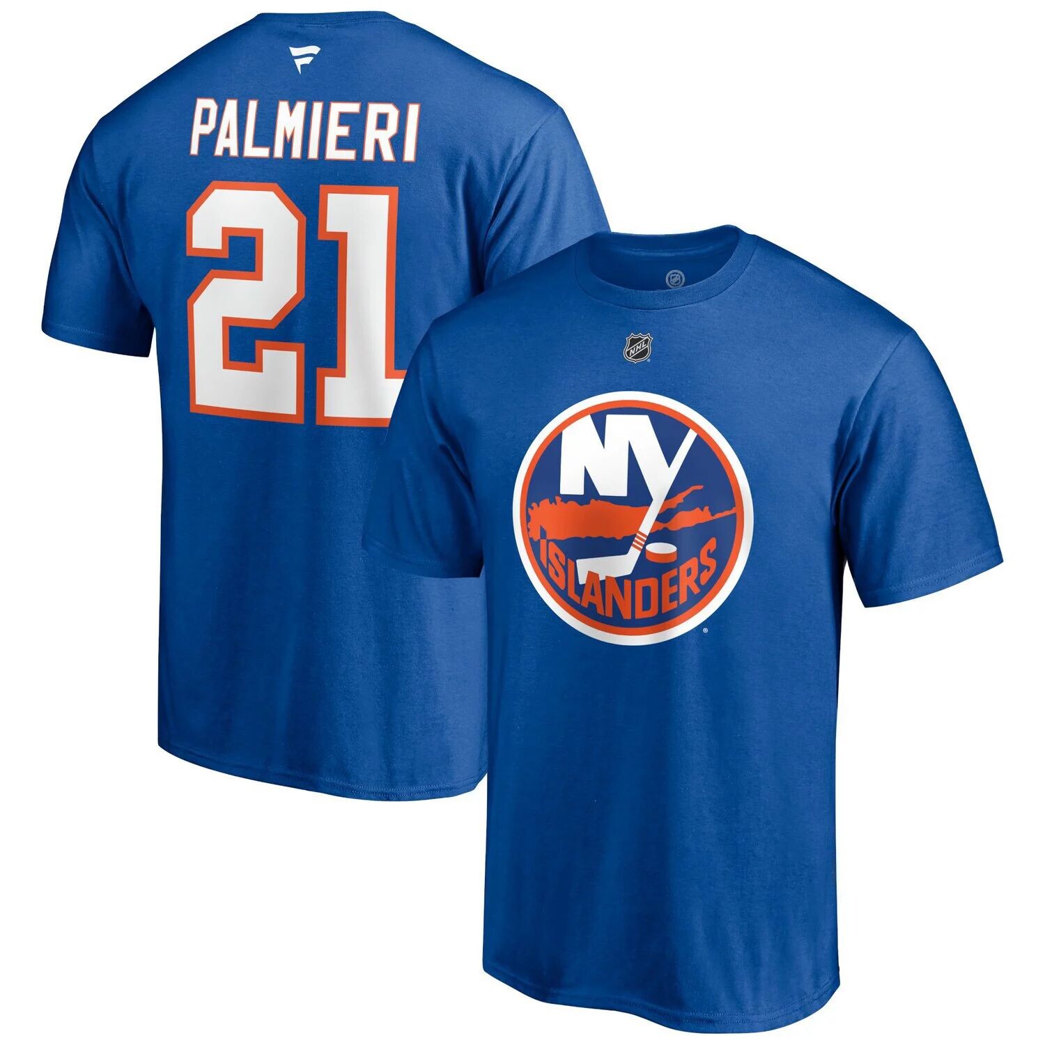 

Мужская фирменная футболка Kyle Palmieri Royal New York Islanders с аутентичным именем и номером Stack Fanatics