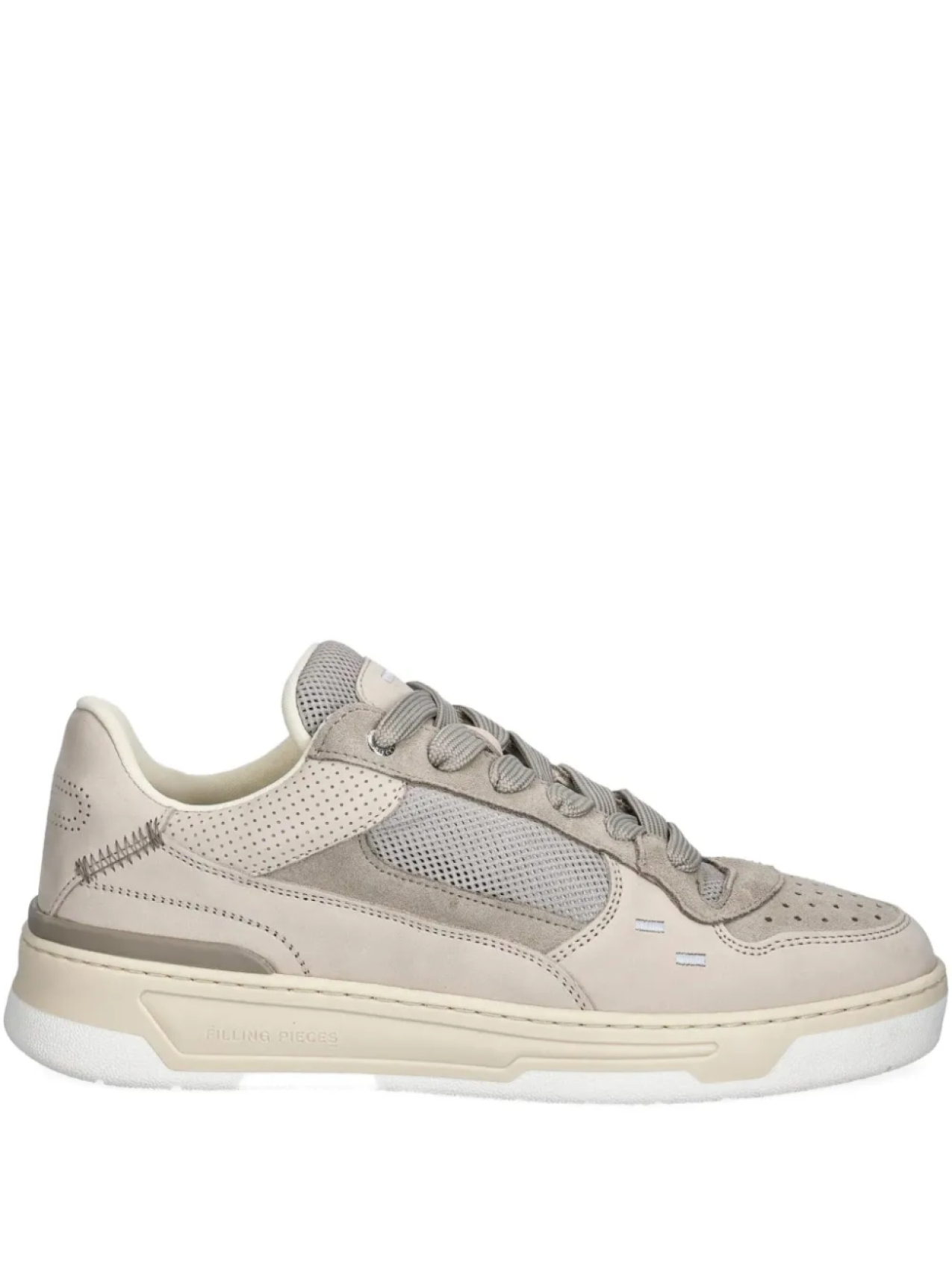 

Кроссовки с кожаными вставками Filling Pieces, нейтральный