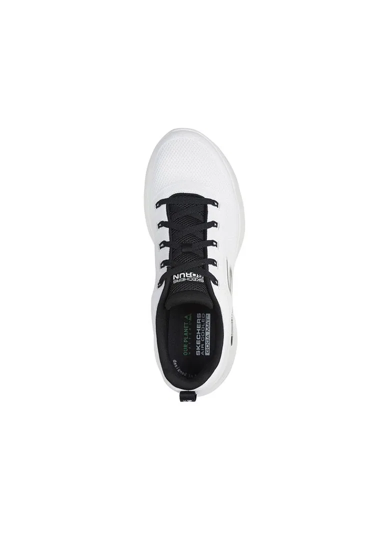 Кроссовки мужские, легкие, GO RUN LITE, Skechers, белый/черный — фото 2