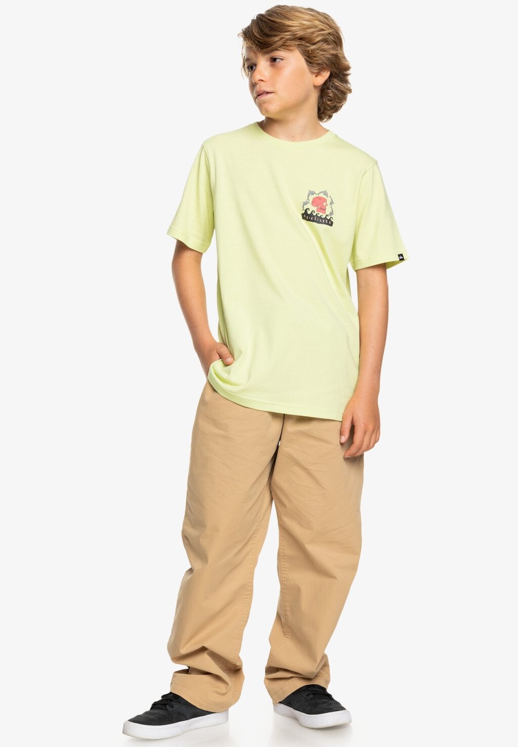 

Футболка PORPOISES Quiksilver, зеленый