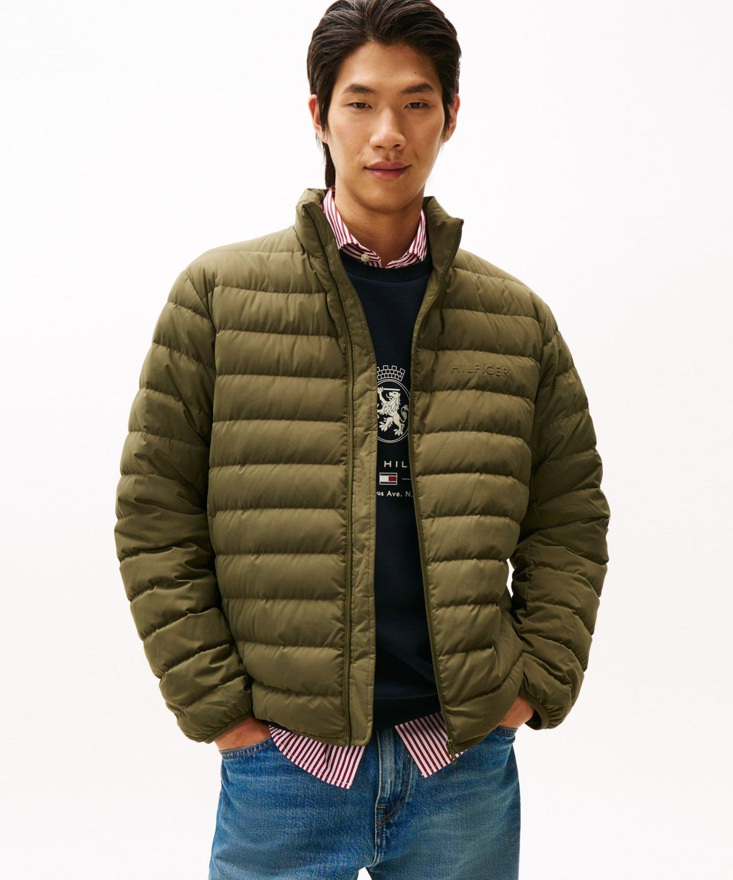 Складная куртка из гусиного пуха TOMMY HILFIGER, Green MT1