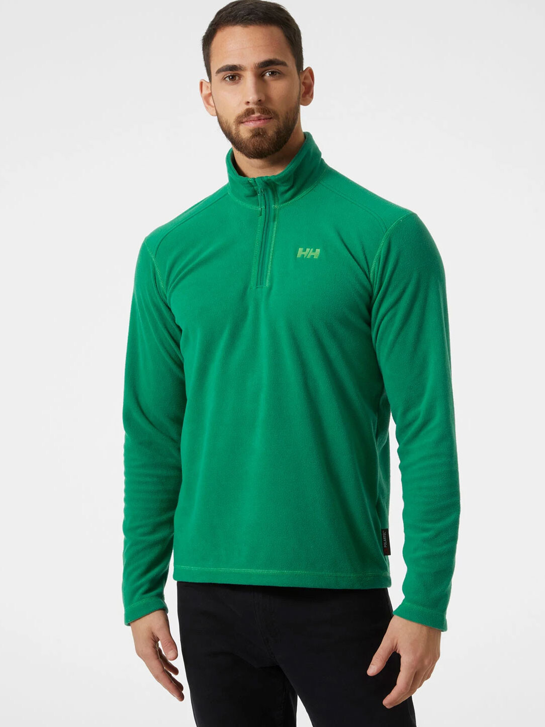 

Толстовка Helly Hansen DAYBREAKER 1/2 ZIP FLEEC, зеленый