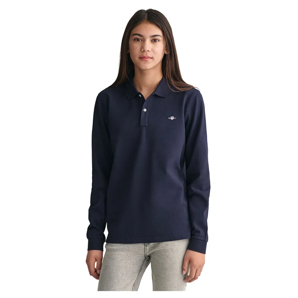 

Поло с длинным рукавом Gant 905707, синий