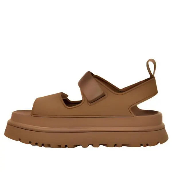 Сандалии золотисто-сияющие сандалии Ugg, коричневый