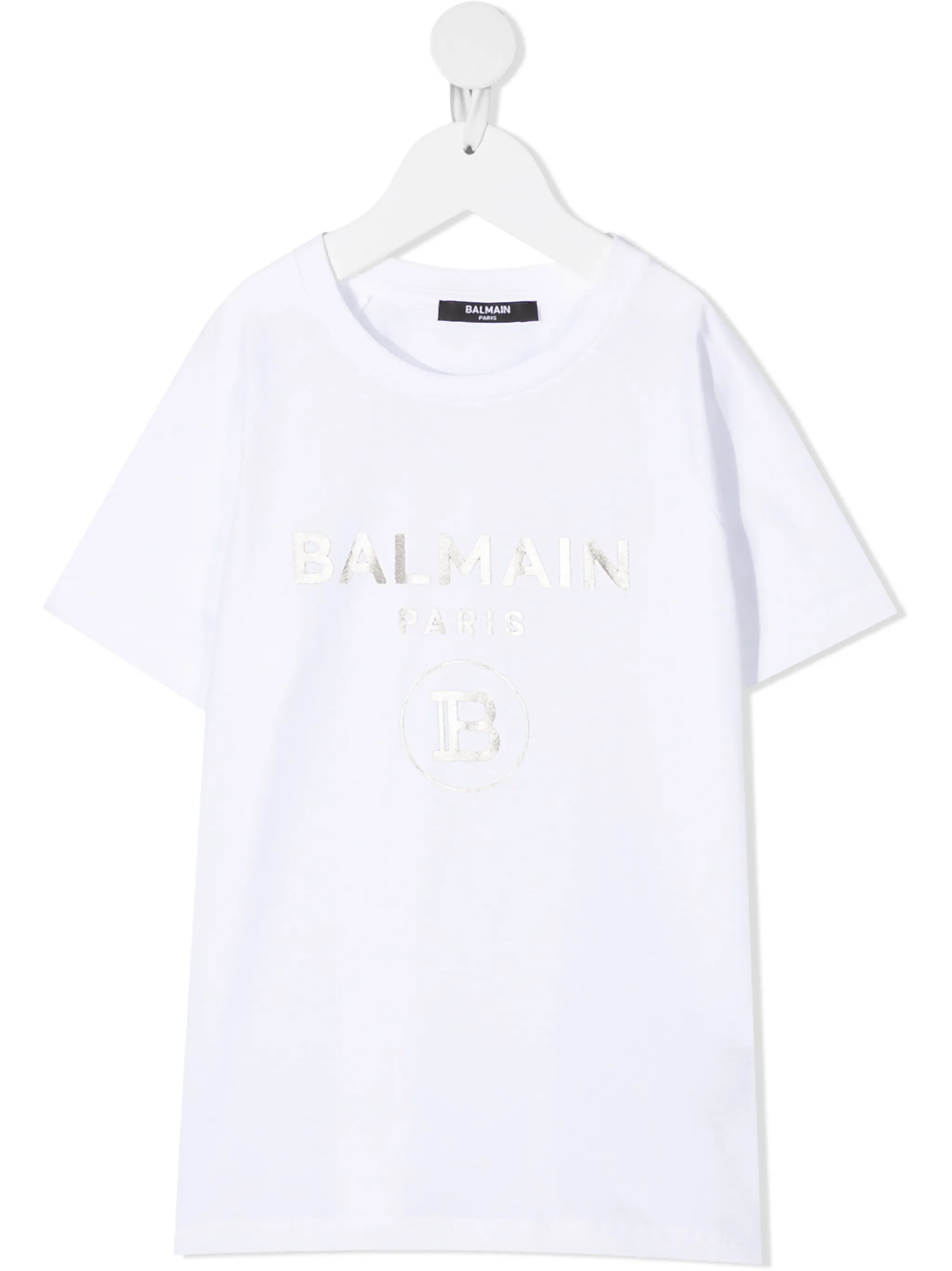 

Футболка с логотипом Balmain Kids, белый