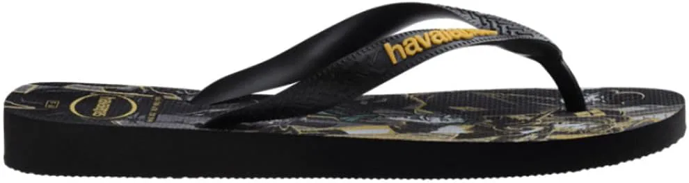 Havaianas - Топ Герои DC Удобные, прочные и легкие шлепанцы с подошвой с героями и злодеями, унисекс, взрослые, желтый — фото 2