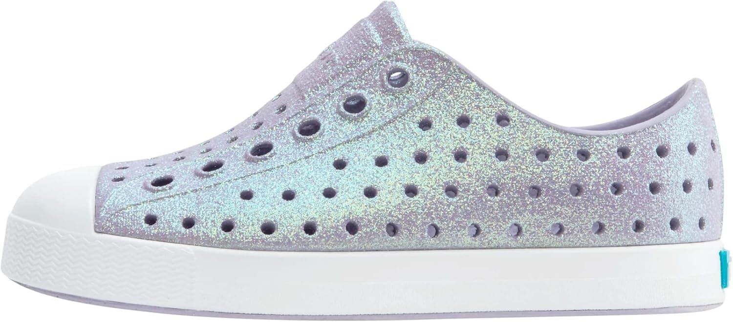 Кроссовки Native Shoes Unisex-Child Jefferson Bio-Bling, Future Purple Bling/Shell White — фото 3