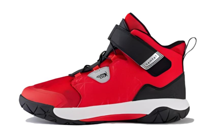 

Детские баскетбольные кроссовки DECATHLON, красно-черные