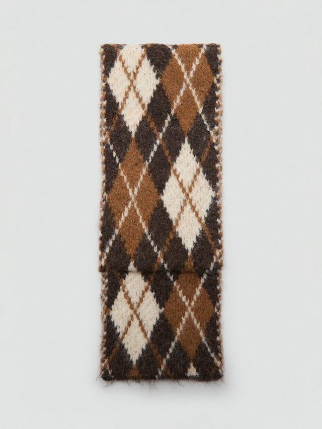 

Шарф Rombos Argyle Mango, Brown