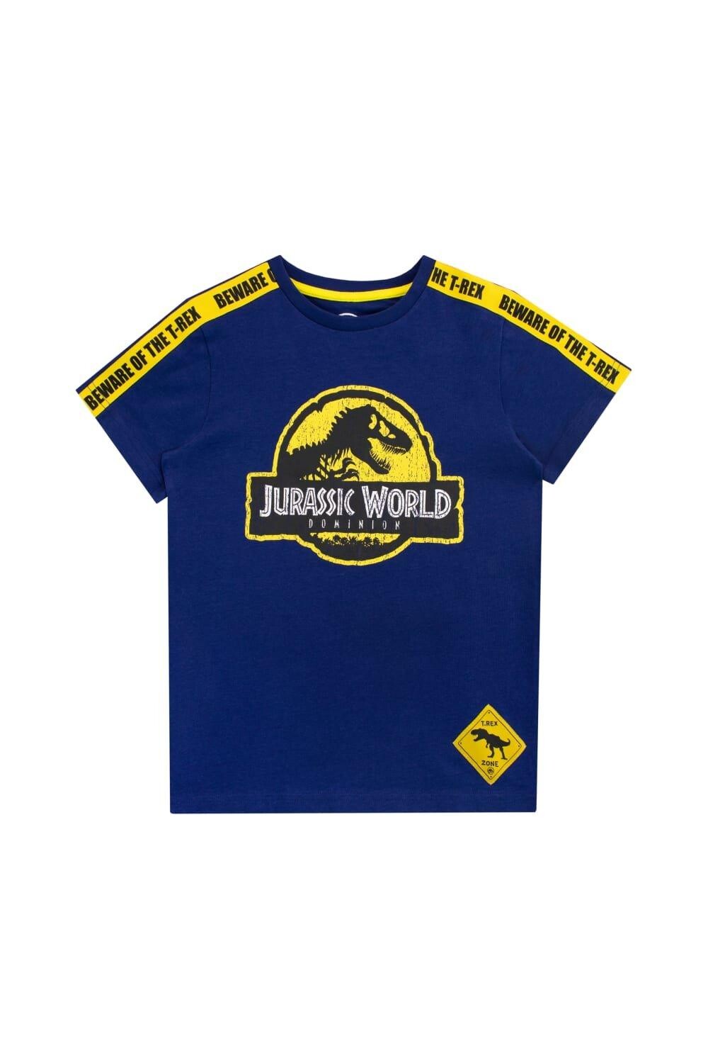 

Остерегайтесь футболки с динозавром T-Rex Jurassic World, желтый
