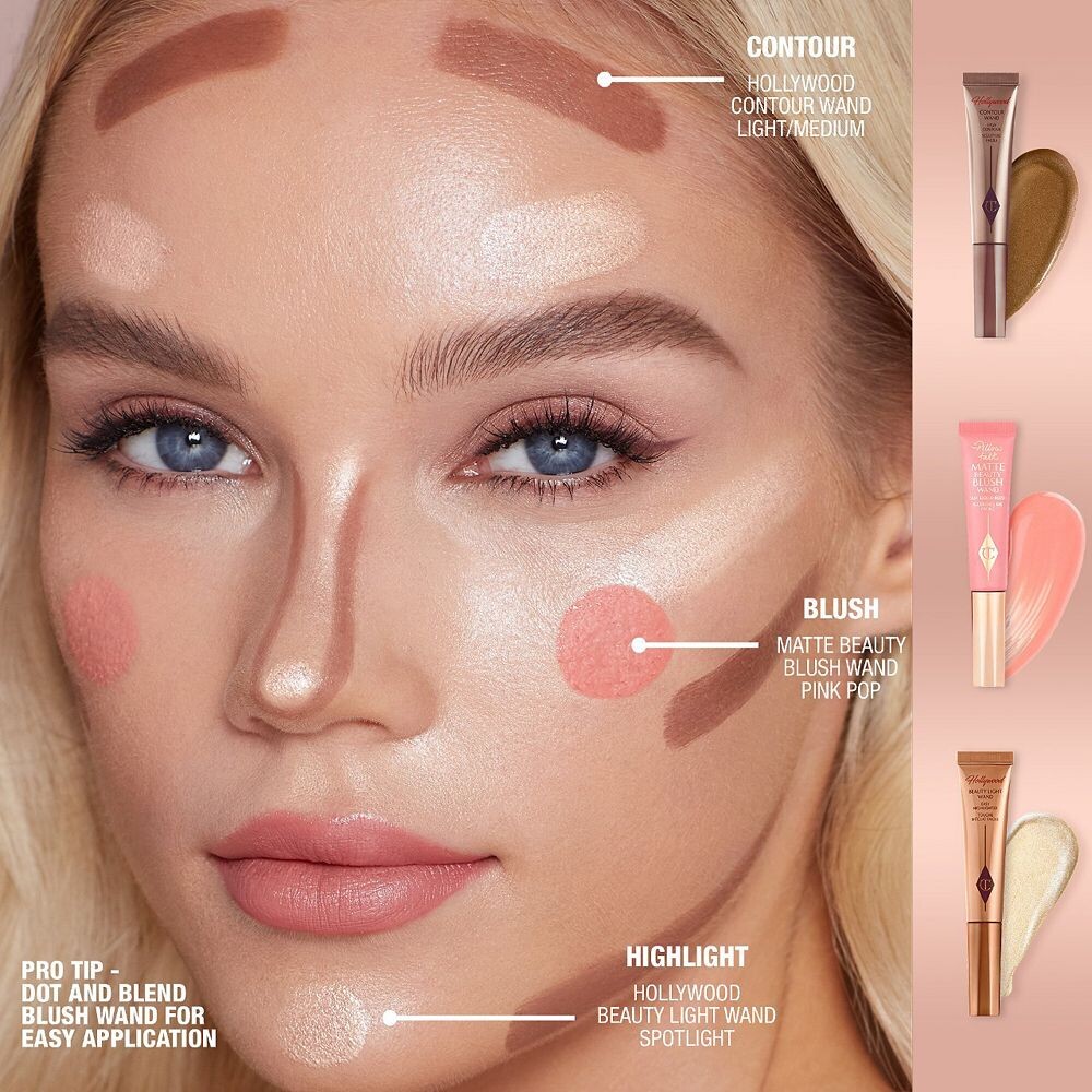 Румяна Charlotte Tilbury Matte Beauty Wand, оттенок Pillow Talk, 12 мл — фото 4