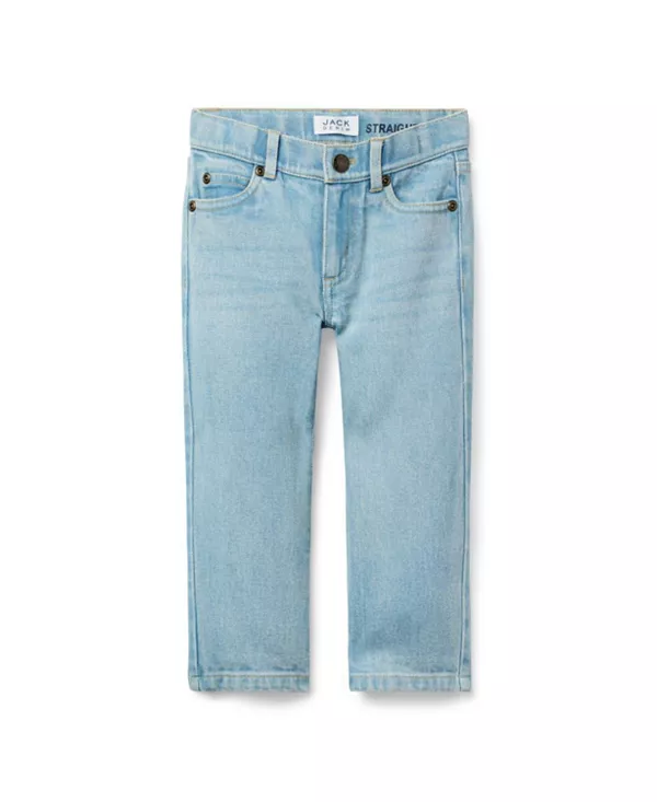 

Прямые джинсы для мальчиков в расцветке "финли" - для малышей, детей постарше. Janie And Jack, синий