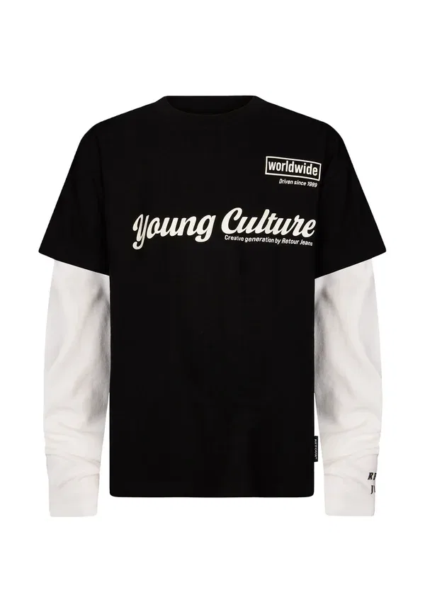 Футболка Jordan Long Sleeved Top Retour Jeans, черный