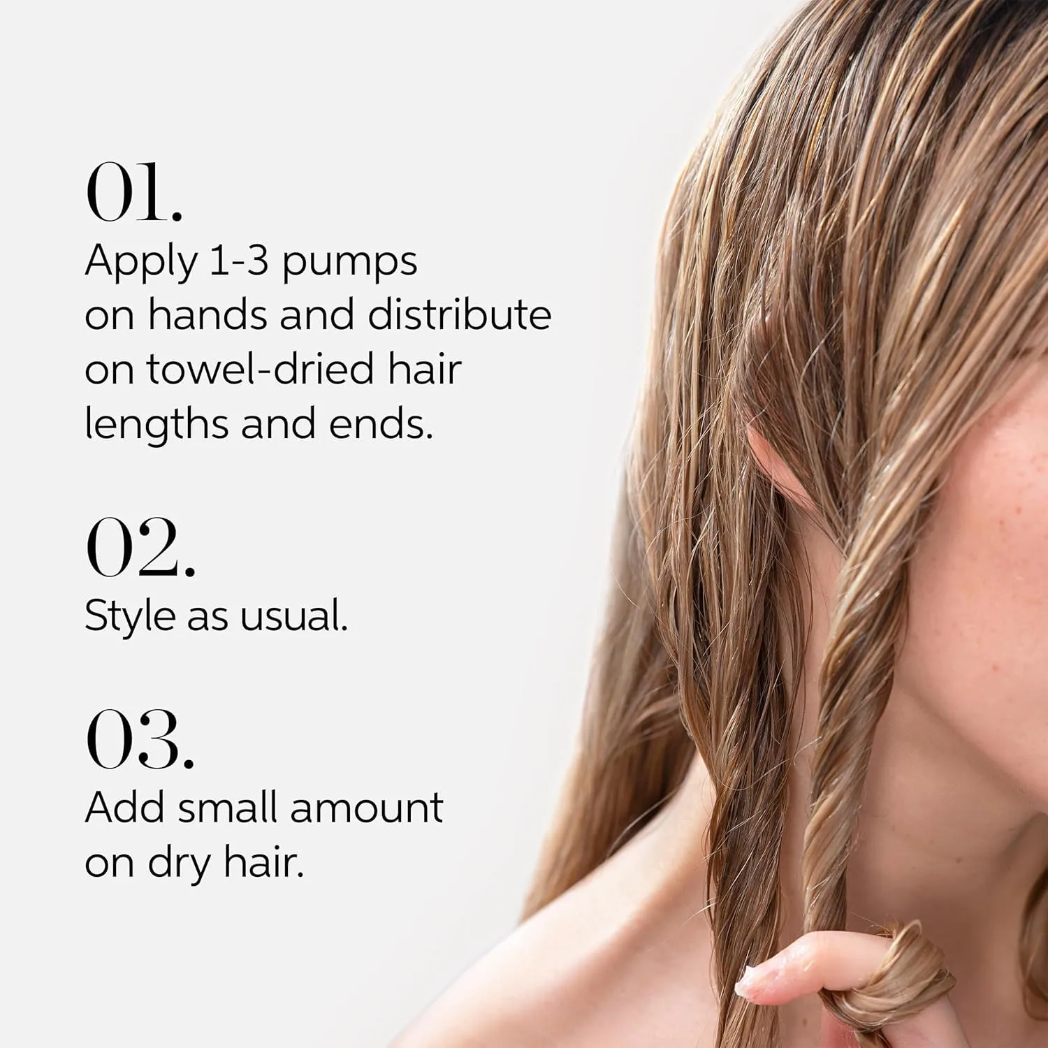 Wella Professionals Oil Reflections Light Luminous Reflective, Finishing Oil For Fine to Normal Hair + EIMI Flowing Form Anti-Frizz Smoothing Balm, For Frizz And Damaged Hair, Hair Care Bundle, white — фото 4