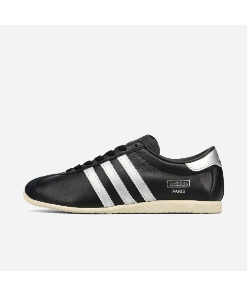 Унисекс кроссовки в винтажном стиле adidas PARIS IH9227 чёрные — фото 4