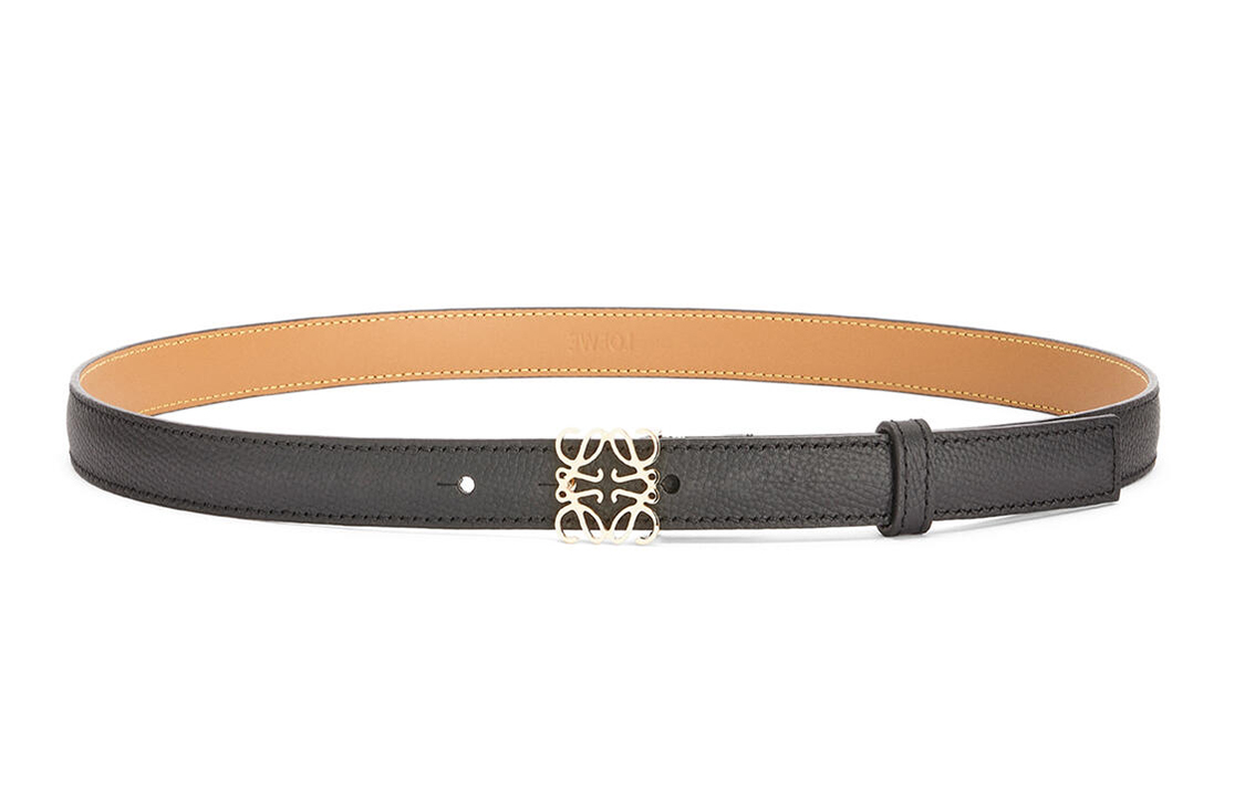 

LOEWE Ремень мужской из коровьей кожи, черный, 2 см