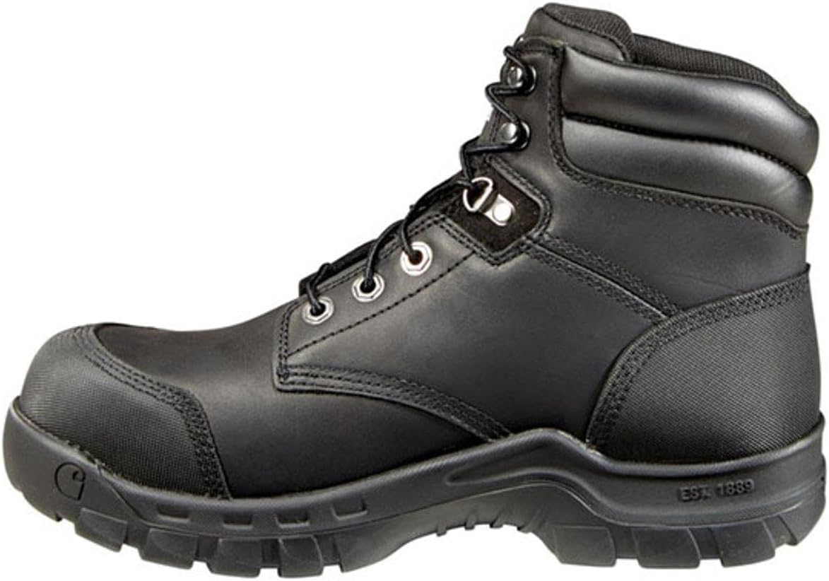 Мужские рабочие ботинки Carhartt CMF6380 Rugged Flex водонепроницаемые, с шестидюймовой высокой голенью, черный — фото 3