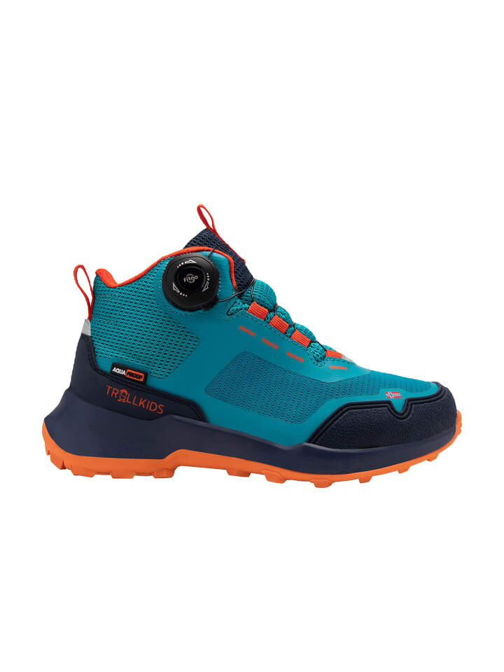 

Походная обувь Trollkids Wanderschuh Hiker Mid Trollfjord, цвет lake blue