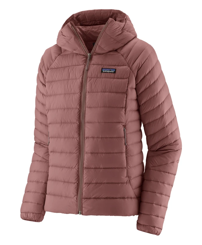 

Пуховой свитер с капюшоном женский Patagonia, розовый