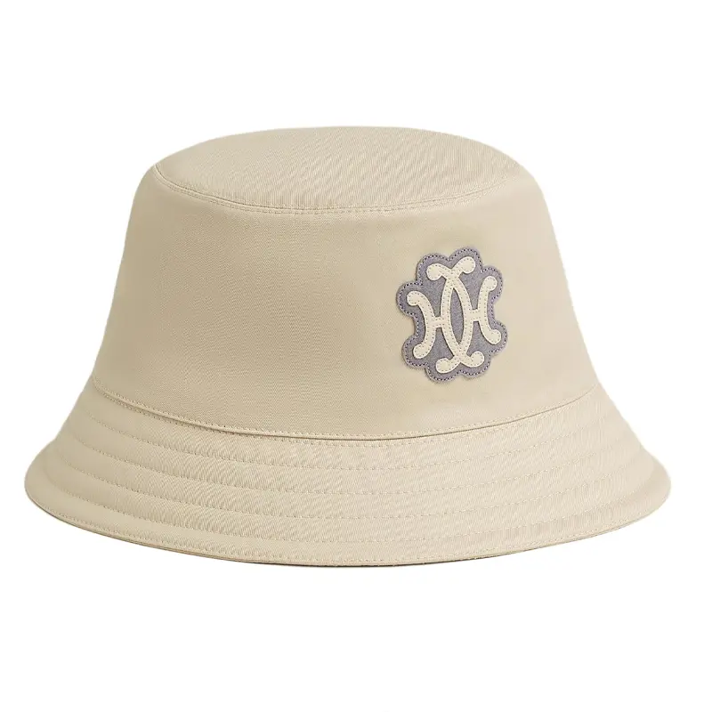 

HERMES Хлопковая панама женская бежевая, Beige