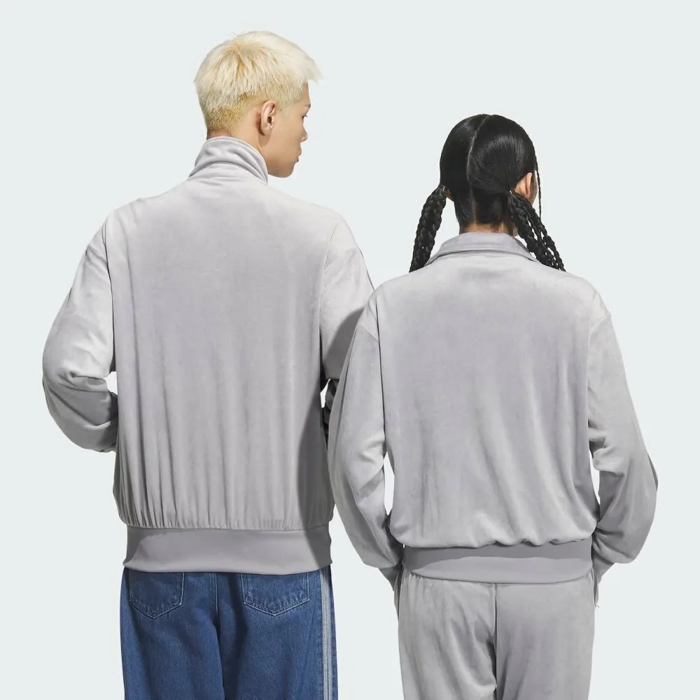 Спортивная футболка Adidas FB TT из велюра, цвет Gray — фото 2