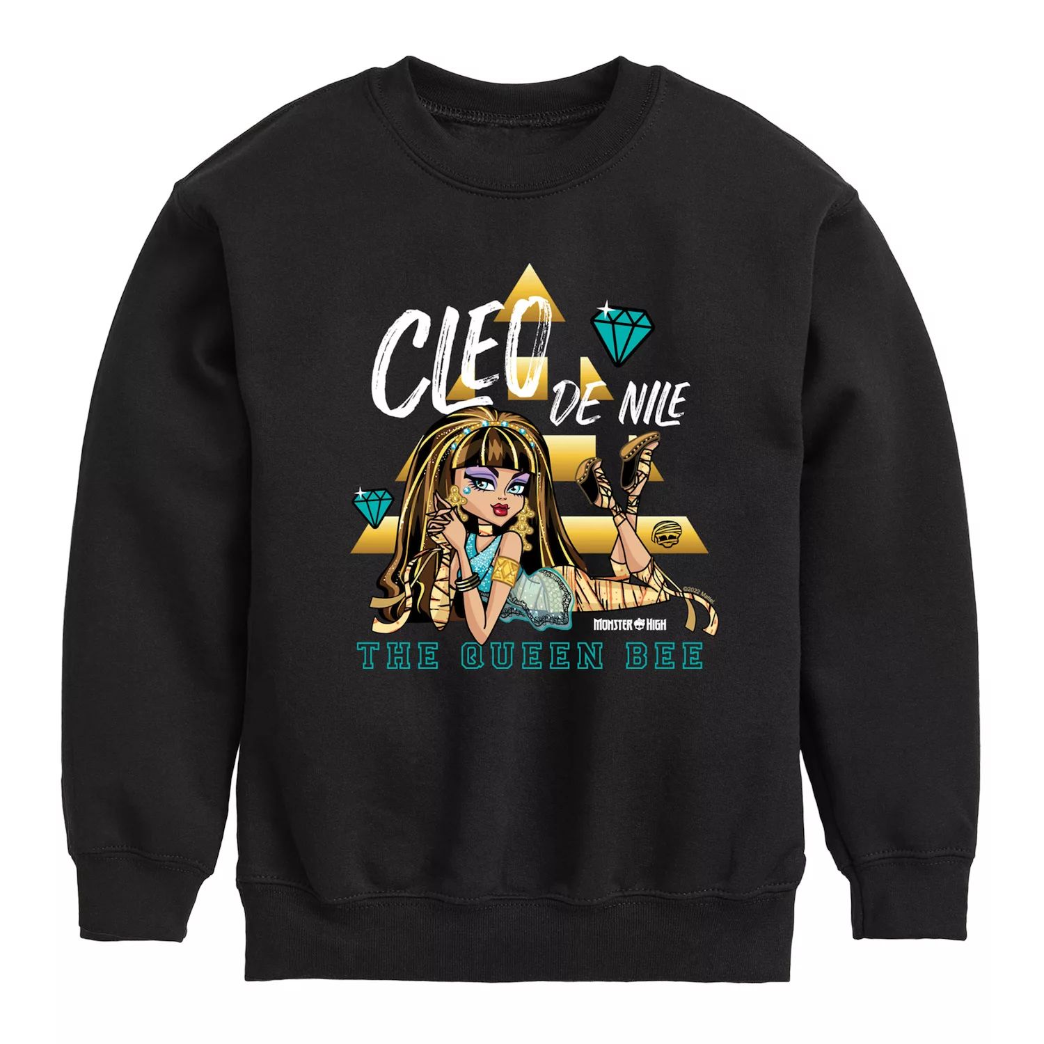 

Флисовый свитшот Cleo De Nile для мальчиков 8–20 лет Monster High Licensed Character, черный