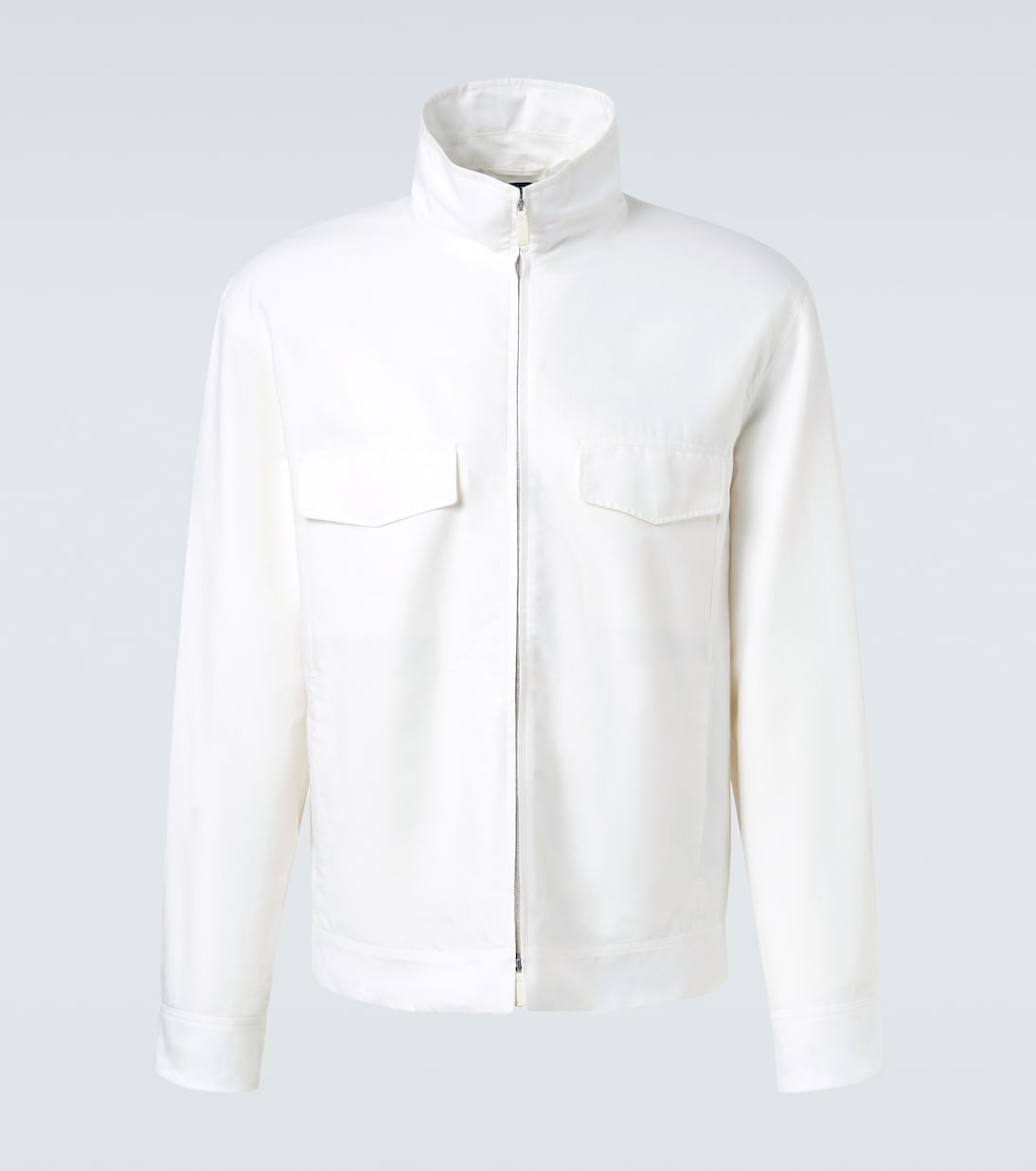 

Хлопковая, льняная и шёлковая куртка Zegna, Bianco Zegna