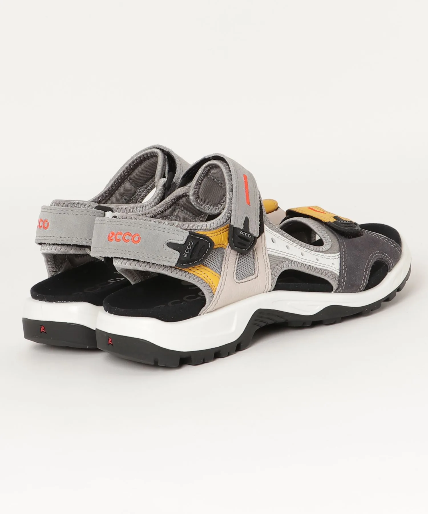 Мужские спортивные сандалии с технологией RECEPTOR ECCO OFFROAD SANDAL M бежевые — фото 2