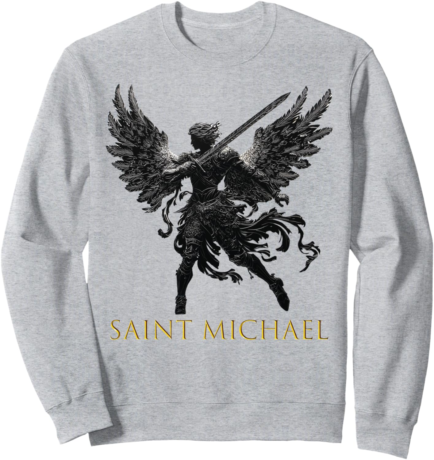 

Толстовка с изображением Архангела-воина с мечом и крыльями Святого Михаила, серая, размер S Holy Art, Серый, Толстовка с изображением Архангела-воина с мечом и крыльями Святого Михаила, серая, размер S Holy Art