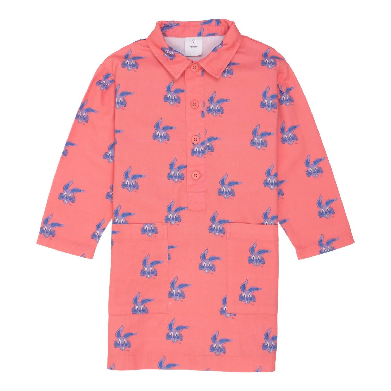 Платье Lapin для девочки в коралловом цвете Wynken