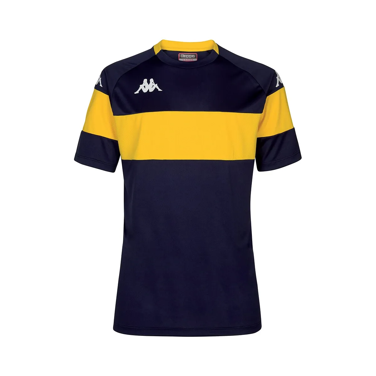 

Мужская тренировочная футболка Dareto Kappa, темно-синий/желтый