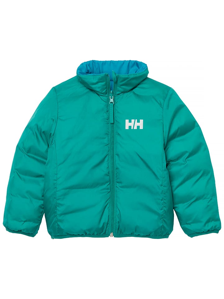 Helly Hansen Двусторонняя стеганая куртка "Дален" сине-зеленого цвета — фото 2