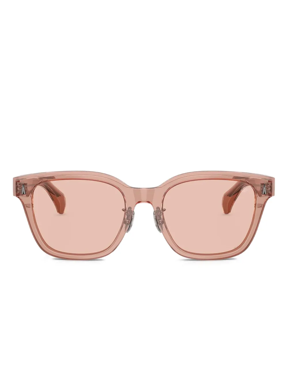 

Солнцезащитные очки в квадратной оправе Moncler Eyewear, розовый